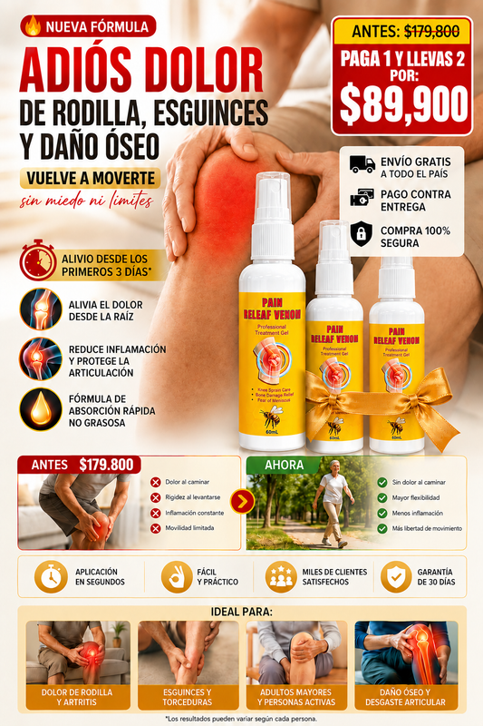 2x1 Pain Relief spray de abeja